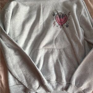 Gray Graphic Women's Sweater